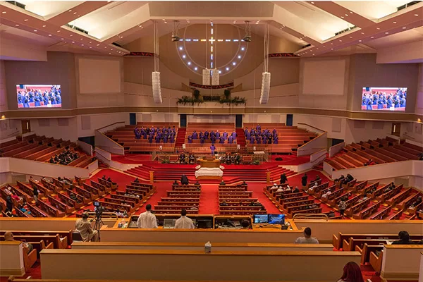 LED-Bildschirm für die Kirche