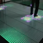 interactive floor tile display