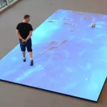 interactive floor tile LED display