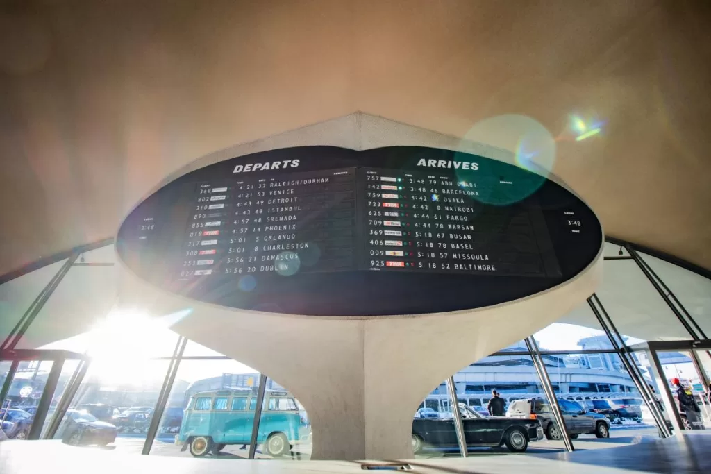 Airport LED display screens